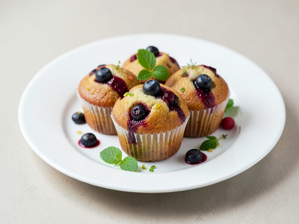 Saftige Heidelbeer-Bananen-Muffins