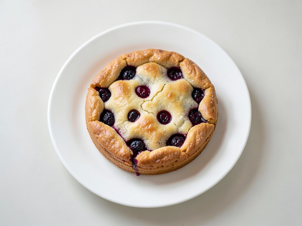 Tarta jugosa de arándanos