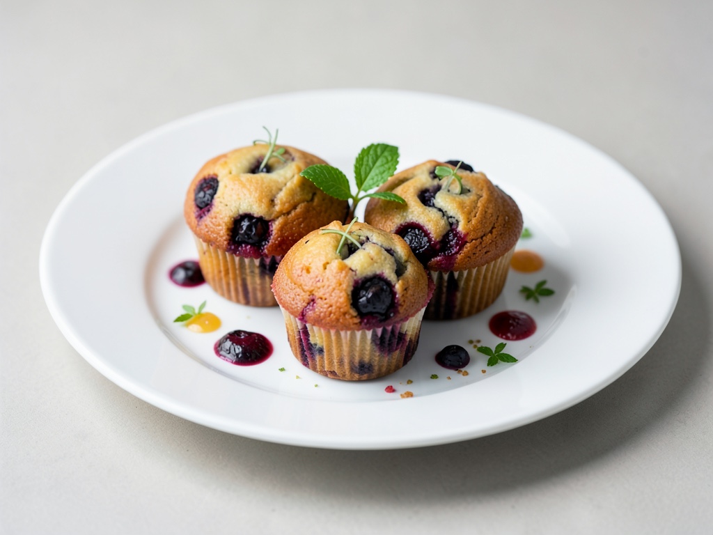Muffin alle mirtilli succosi