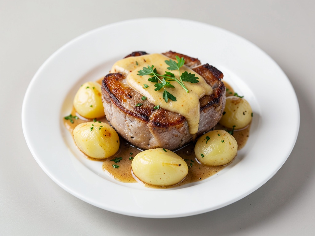 Merluzzo con patate e salsa besciamella