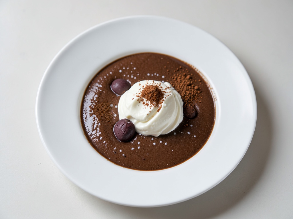 Boisson chaude au chocolat et à l'orange