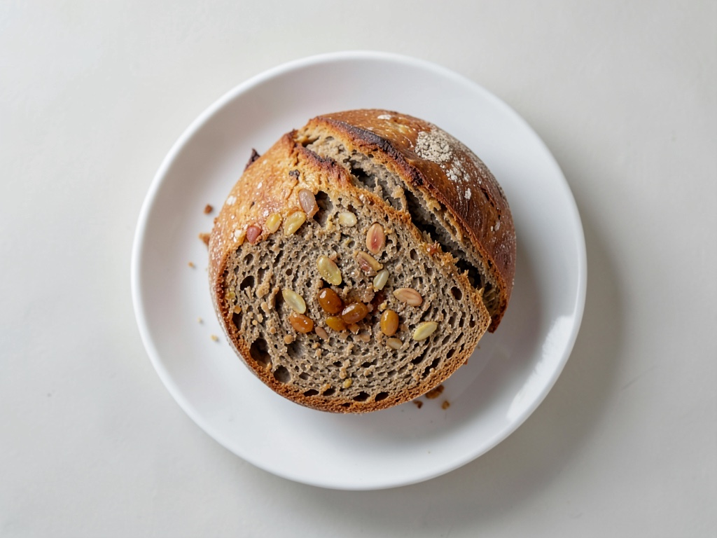 Pan de centeno intenso con masa madre
