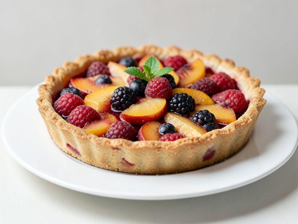 Fruchtige Himbeer-und-Aprikosen-Tarte