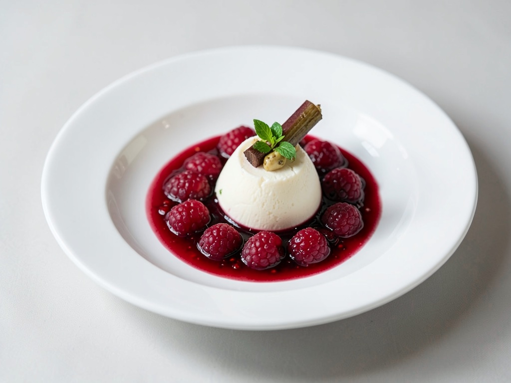 Fruchtiges Kompott aus Rhabarber und Himbeeren