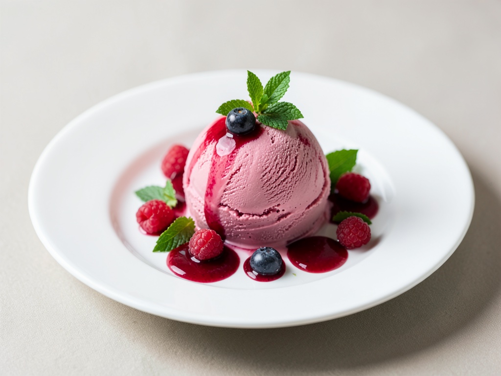 Gelato alla fragola fruttato