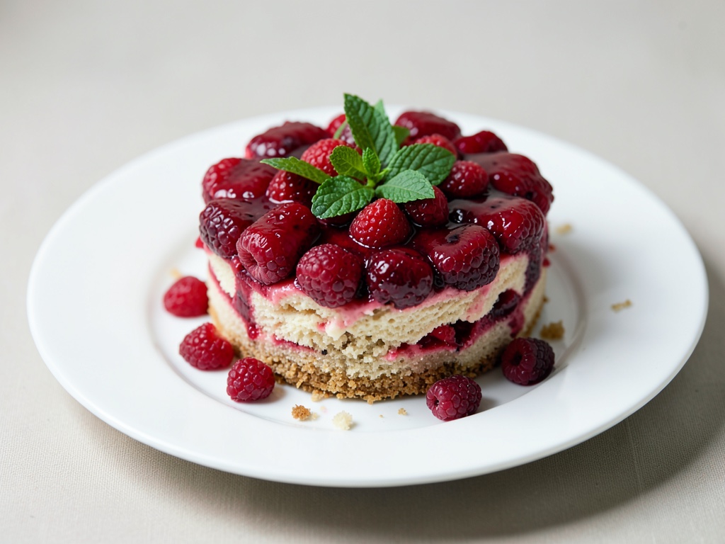 Torta ai Lamponi in Teglia