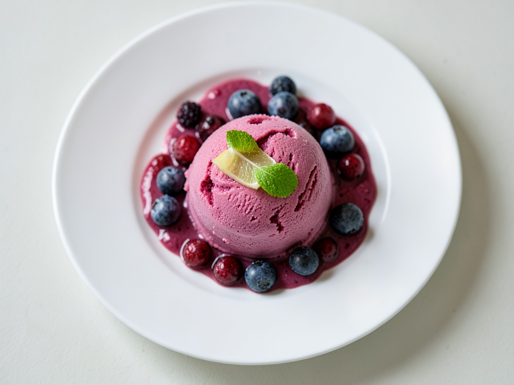 Gelato alla fragola fruttato