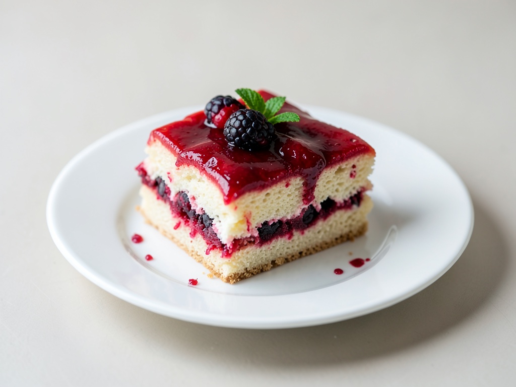 Torta ai lamponi con basi di pan di Spagna