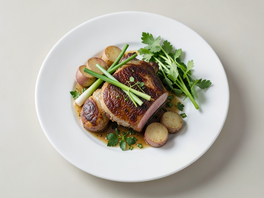 Spalla di cervo brasata con bacche e spätzle