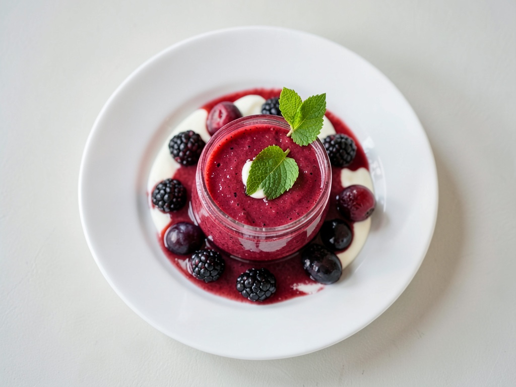 Frullato di Fragole e Fiori di Sambuco