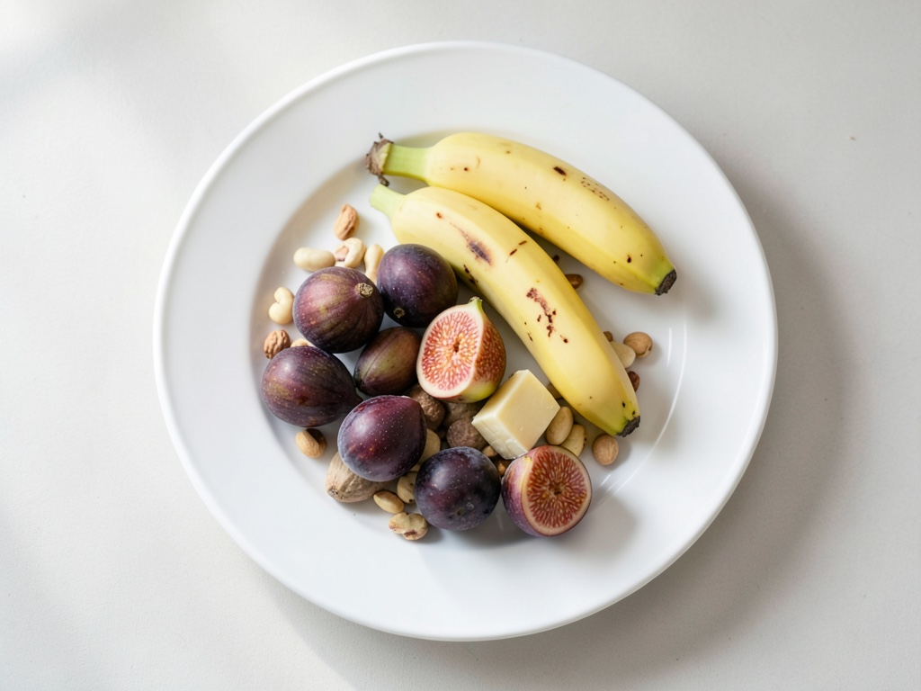 Honig-Bananen mit Feigen