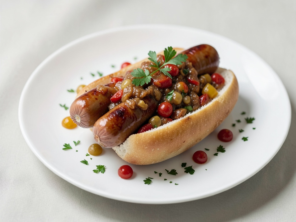 Hot Dog casero con encurtido rápido
