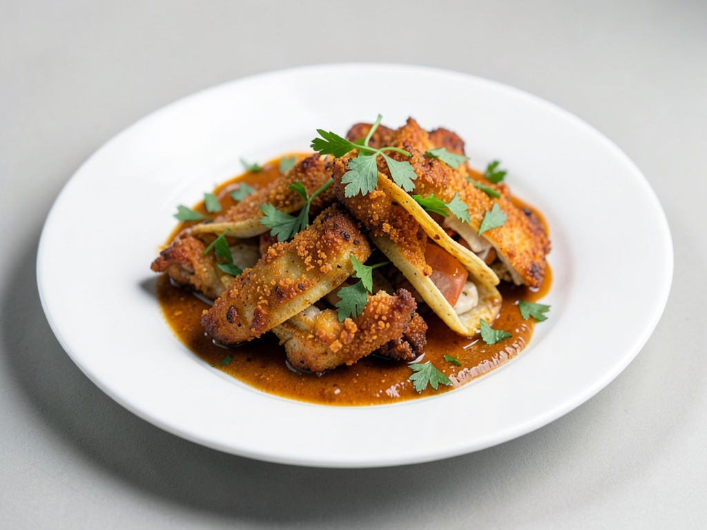 Fajitas di pollo croccanti