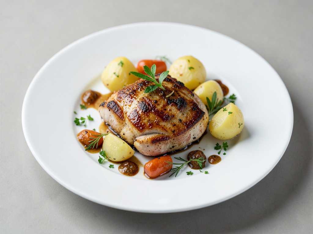 Petto di pollo alla provenzale con patate