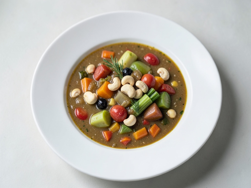 Zuppa nutriente di legumi e verdure