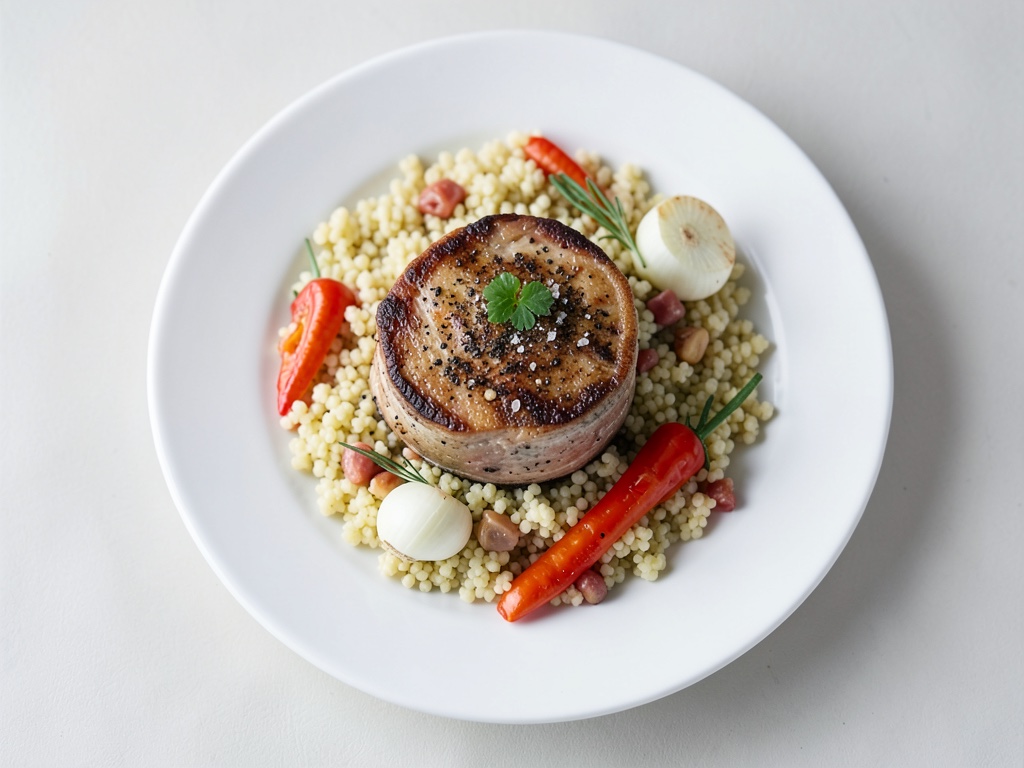 Stufato di pollo e couscous