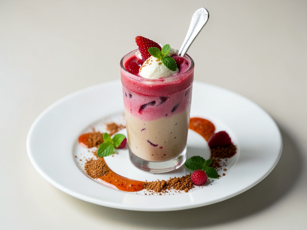 Erfrischender Icecream-Soda