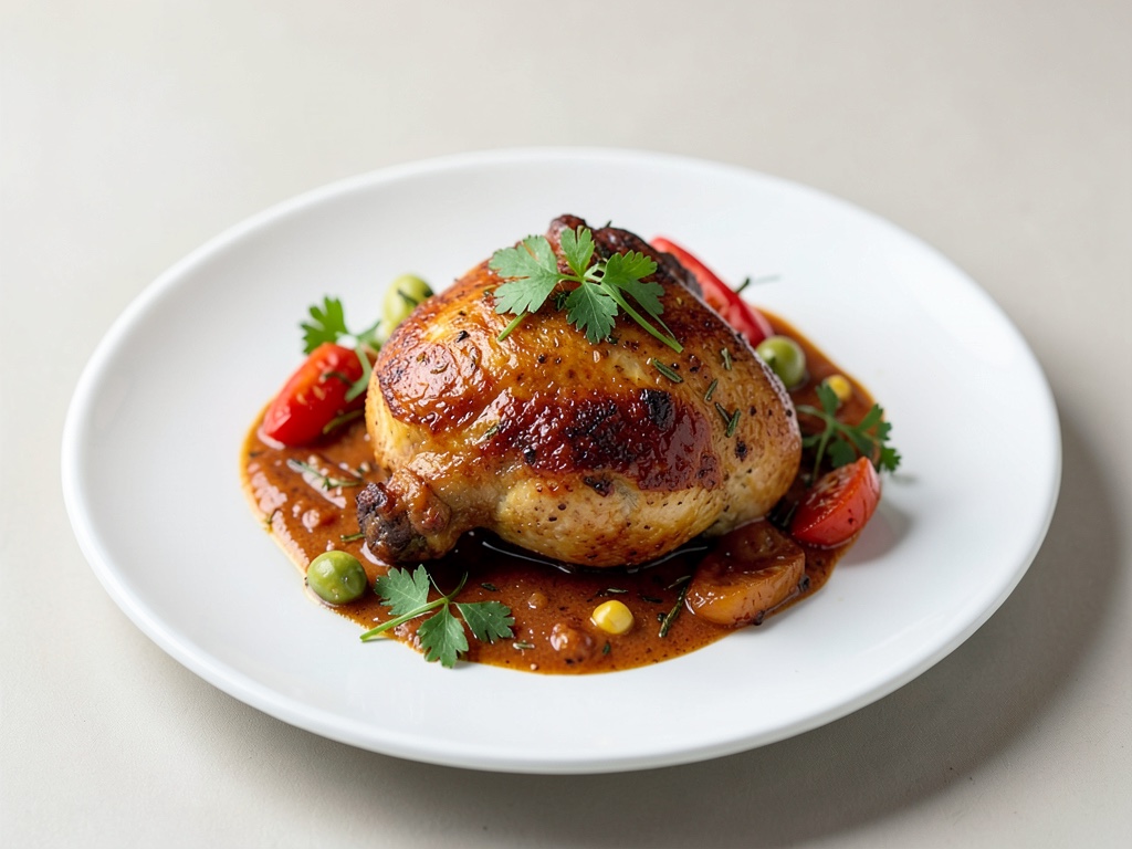 Pollo indiano dalla teglia