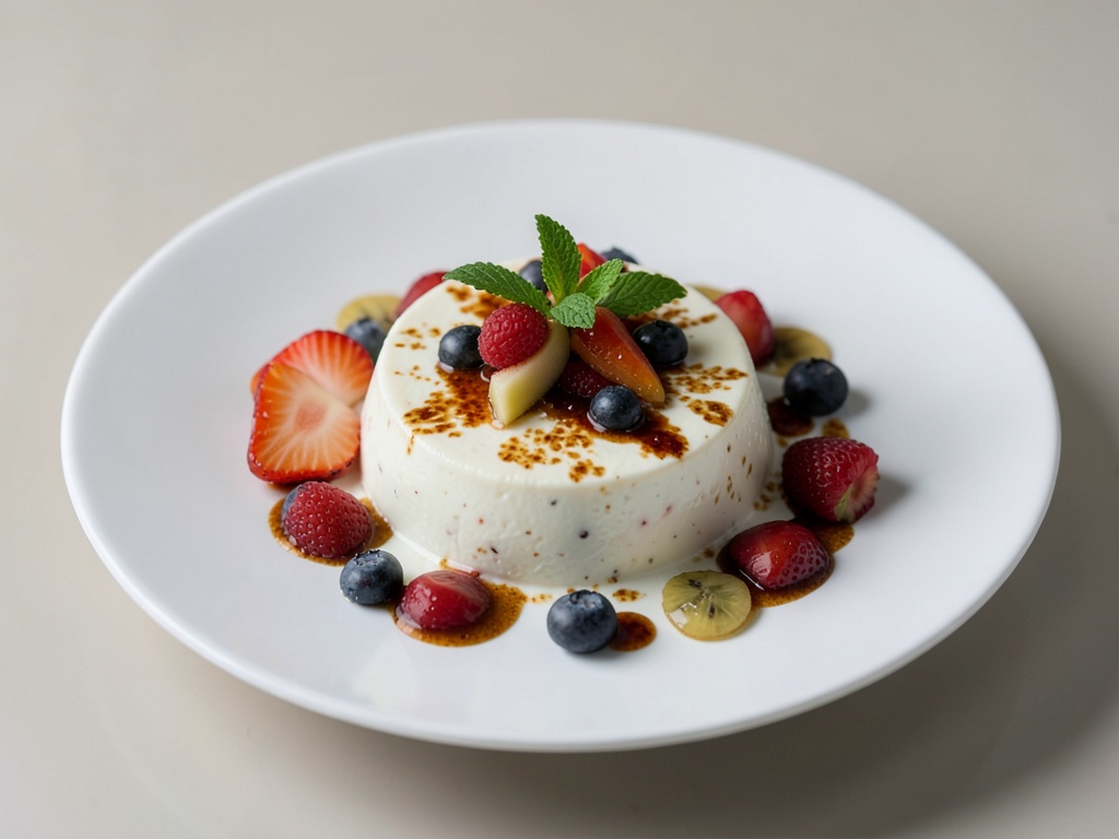 Dessert indien au yaourt aux fruits exotiques (Shrikhand)