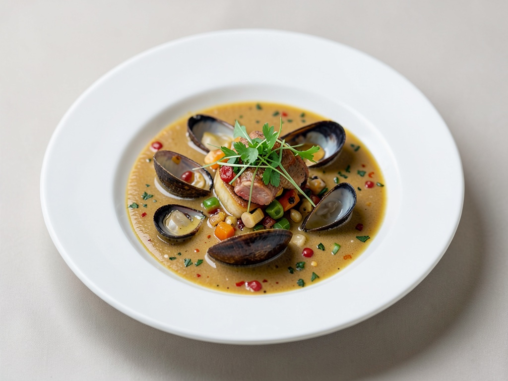 Zuppa di cozze italiana classica