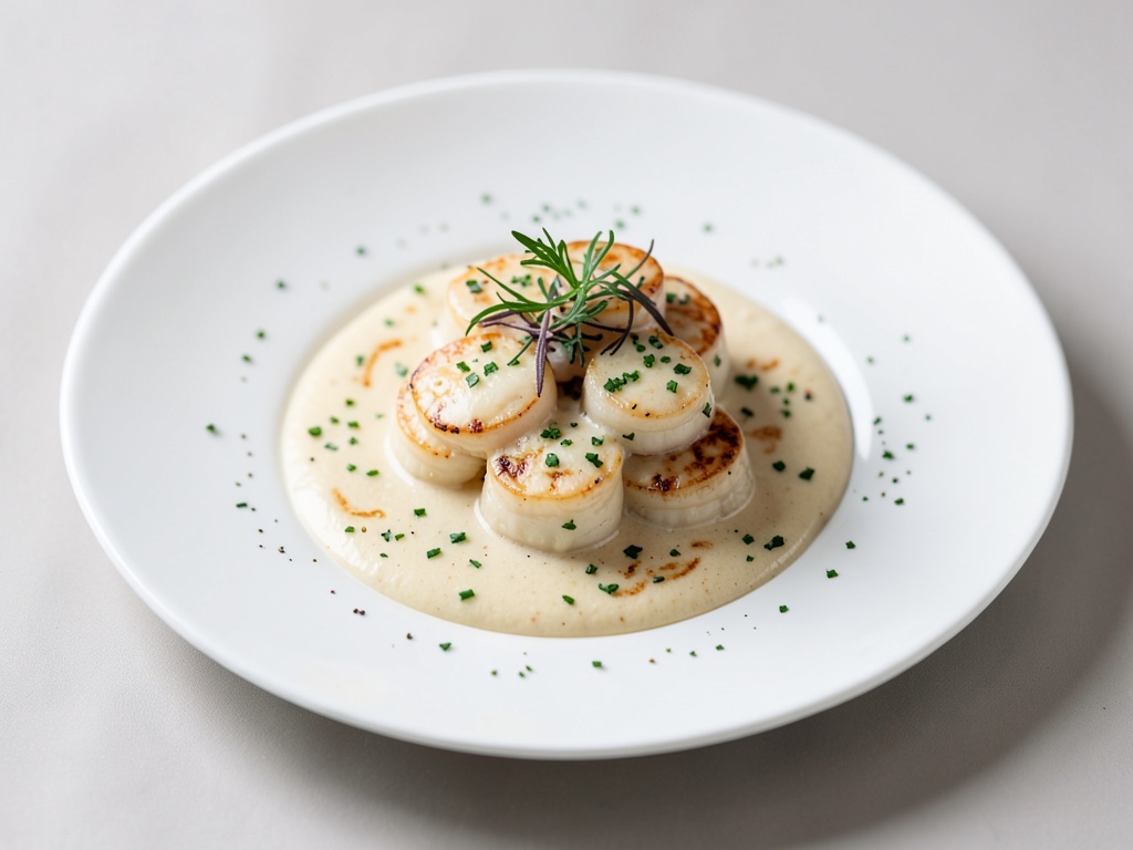 Cozze scalloppate in salsa cremosa