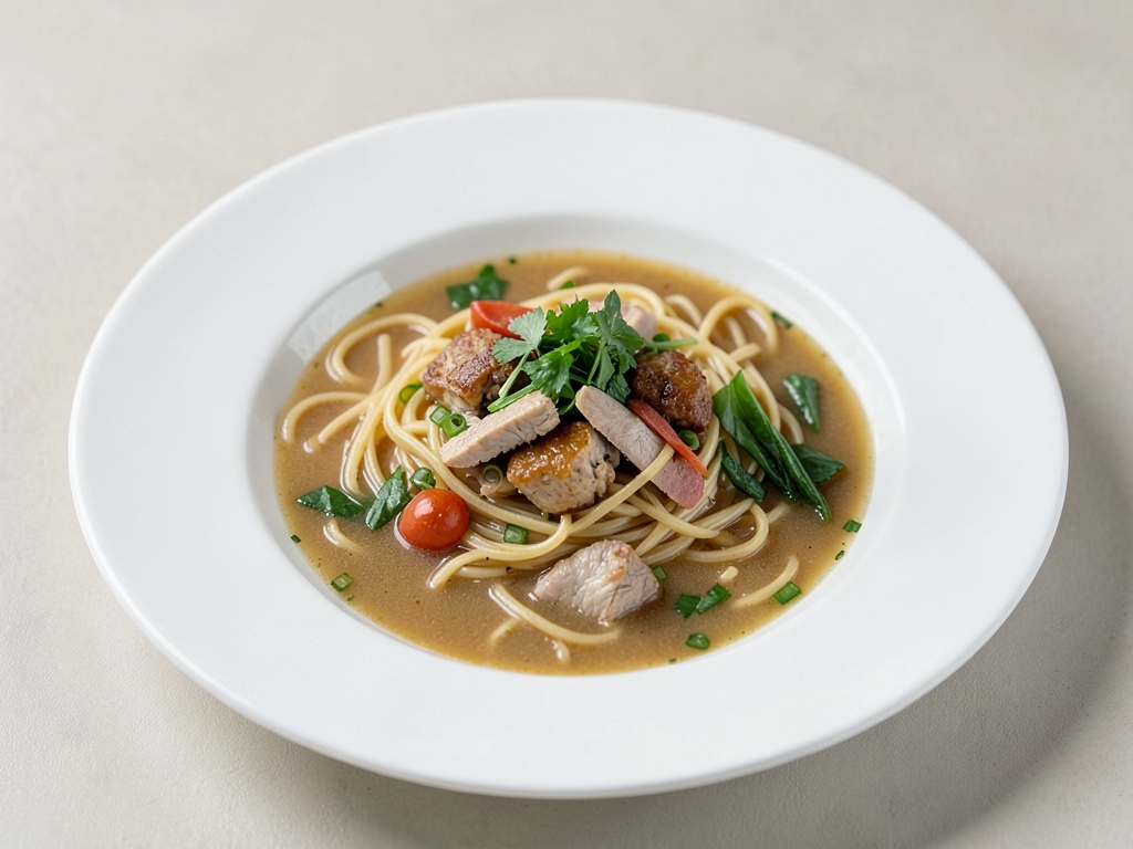 Schnelle japanische Hähnchennudelsuppe