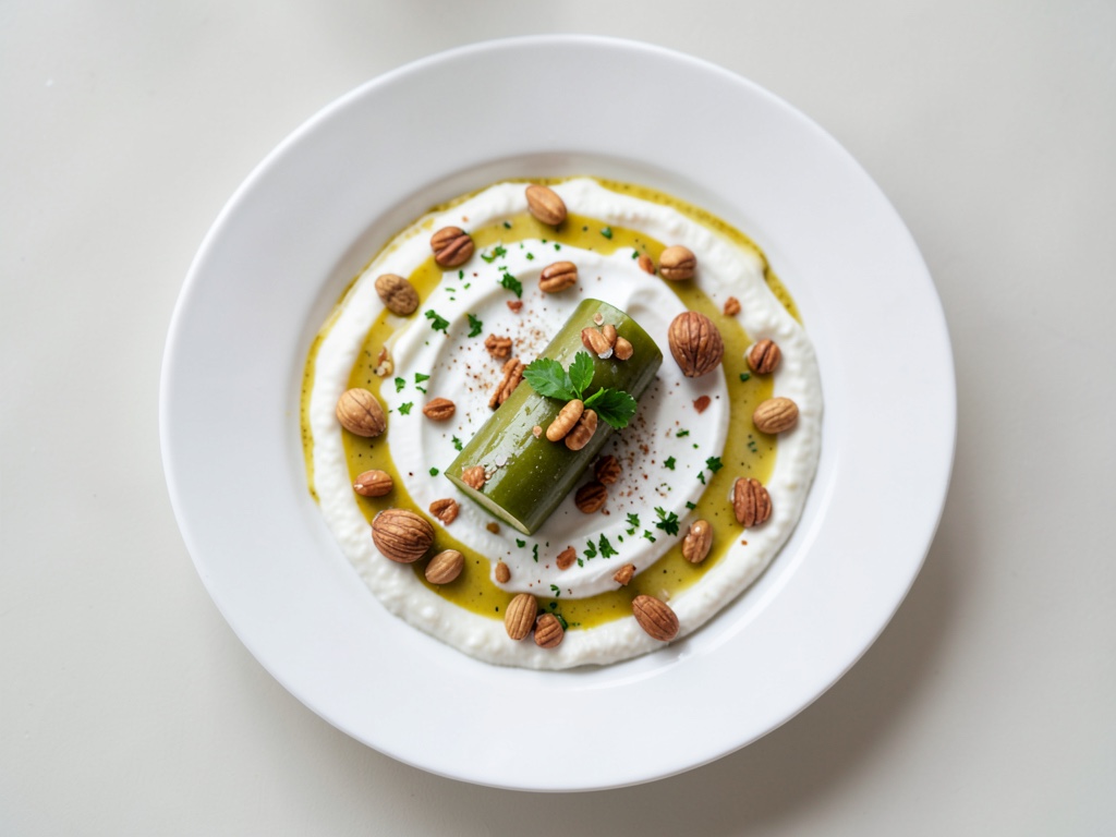 Soupe froide au yaourt et au concombre
