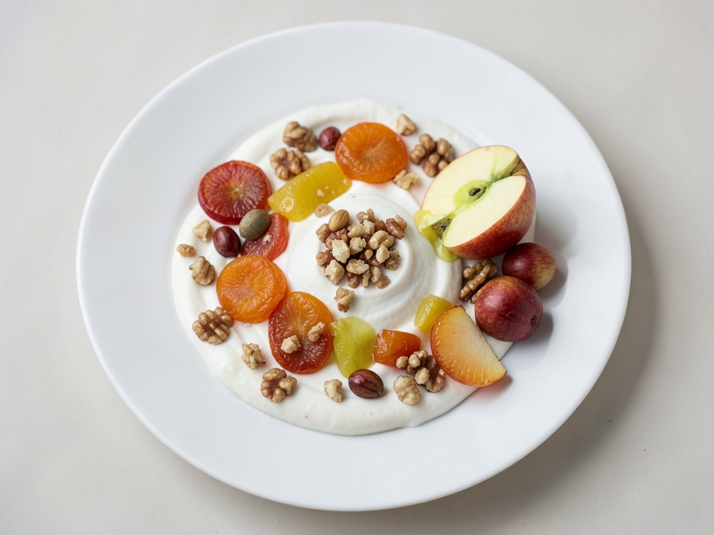 Joghurt-Bowl mit Aprikosen und Nüssen
