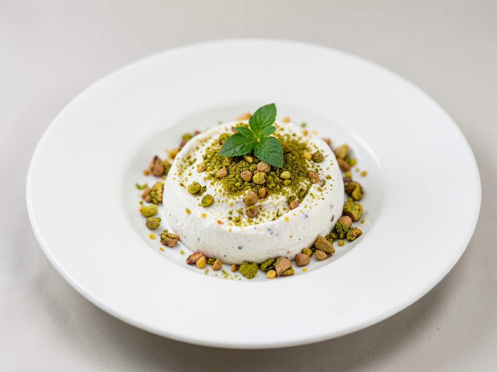 Crema leggera allo yogurt e pistacchi