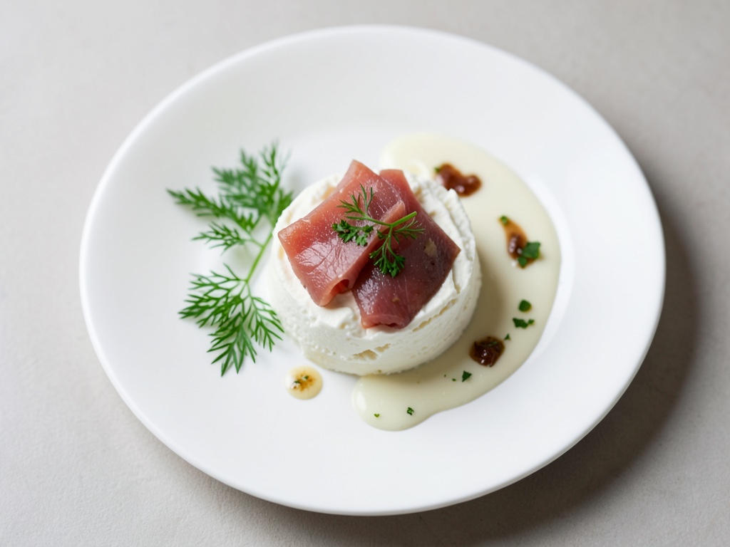 Mousse leggera allo yogurt con salmone affumicato
