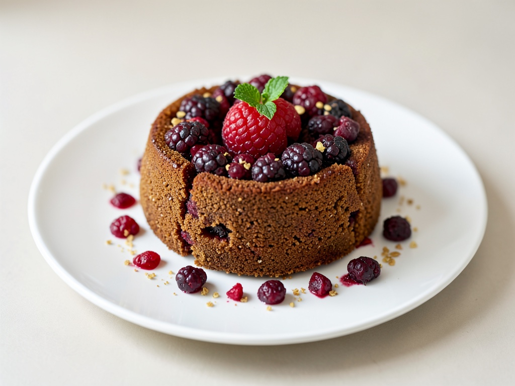 Gugelhupf ai frutti di bosco con farina di farro