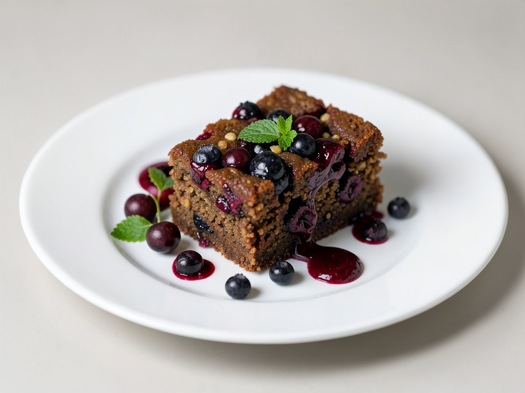 Torta succosa ai lamponi e noci