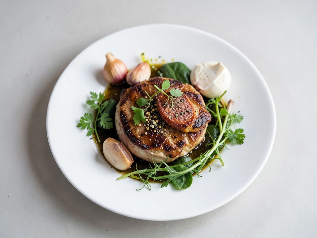 Agneau tendre au bain d'herbes