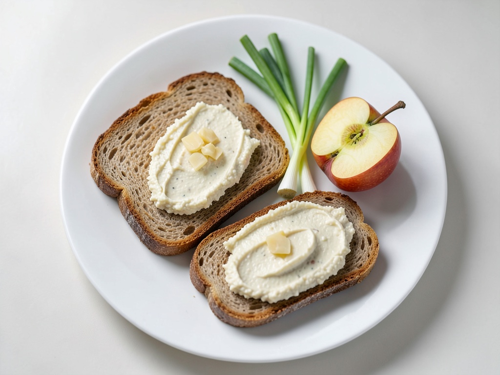 Dip cremoso al formaggio e pera