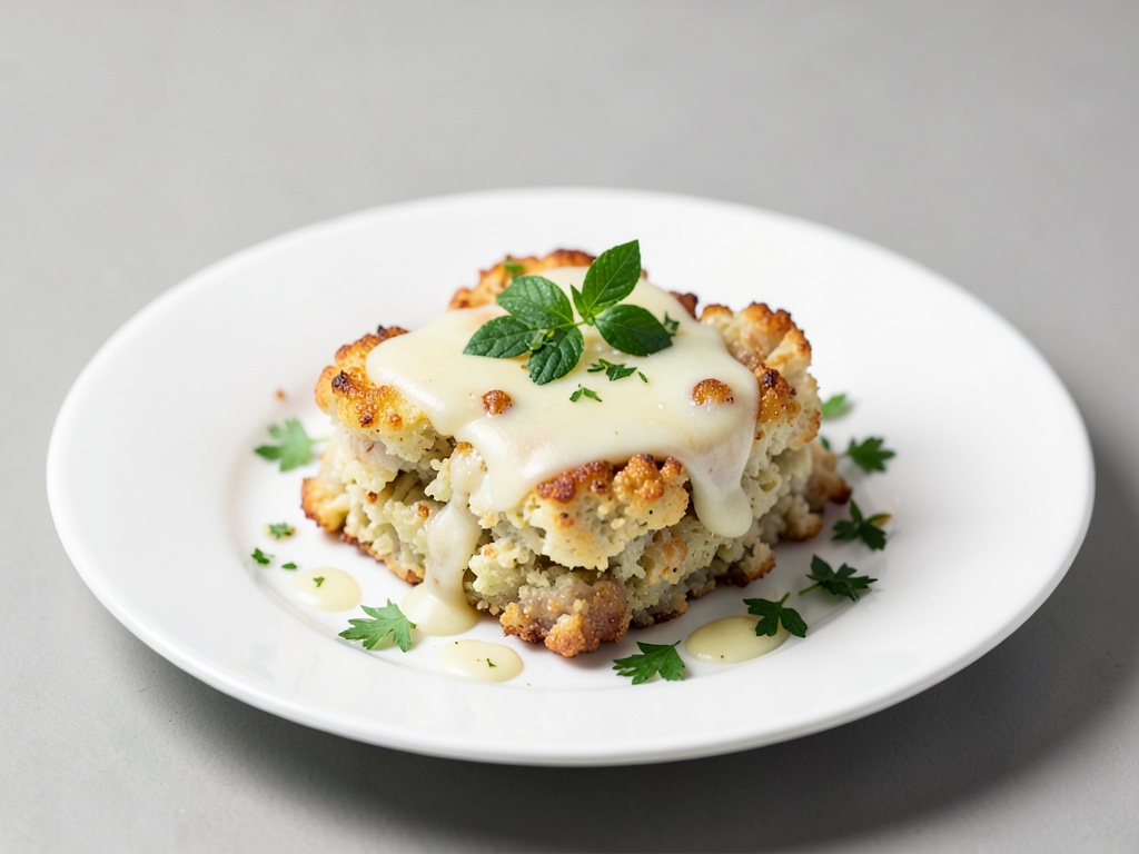 Gratin croccante di cavolfiore con formaggio