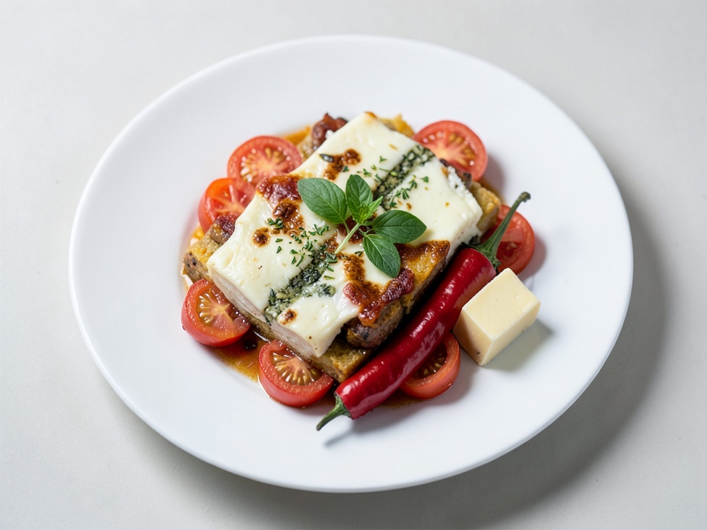 Gratin di formaggio e verdure