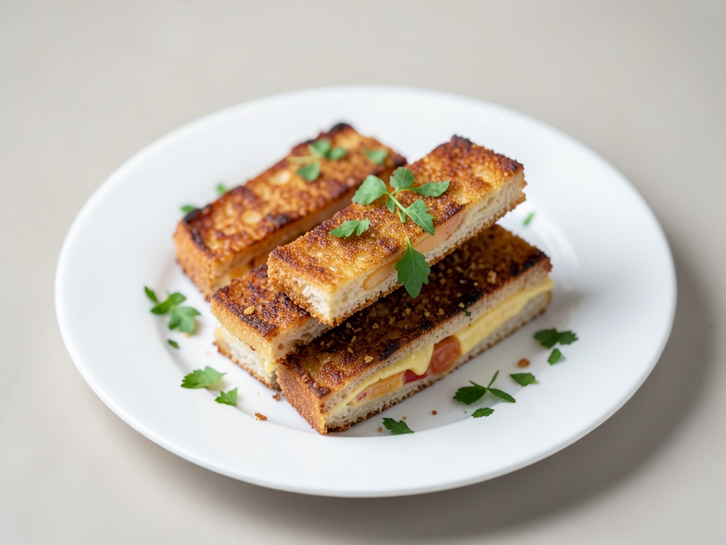 Sandwich croccanti al formaggio