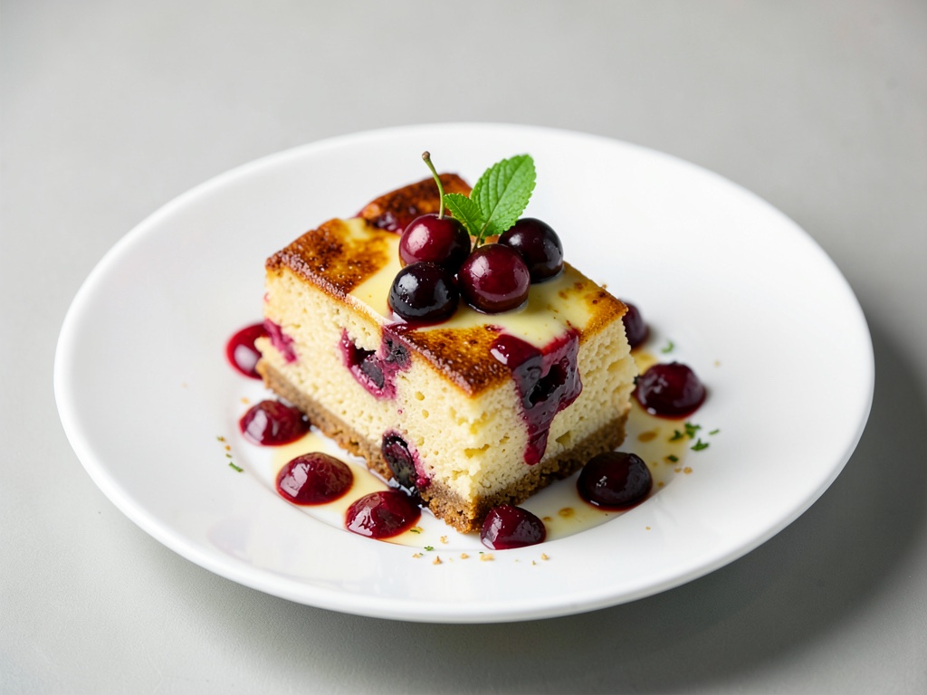 Käse-Kirschkuchen