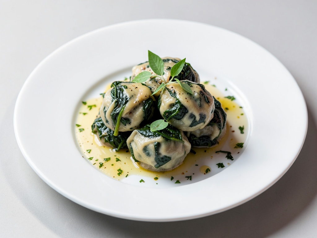 Gnocchi italiani al formaggio e spinaci (Malfatti)