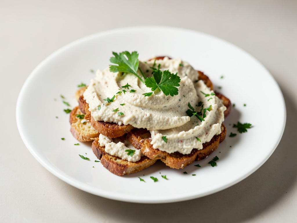 Cracker al salmone con crema al rafano