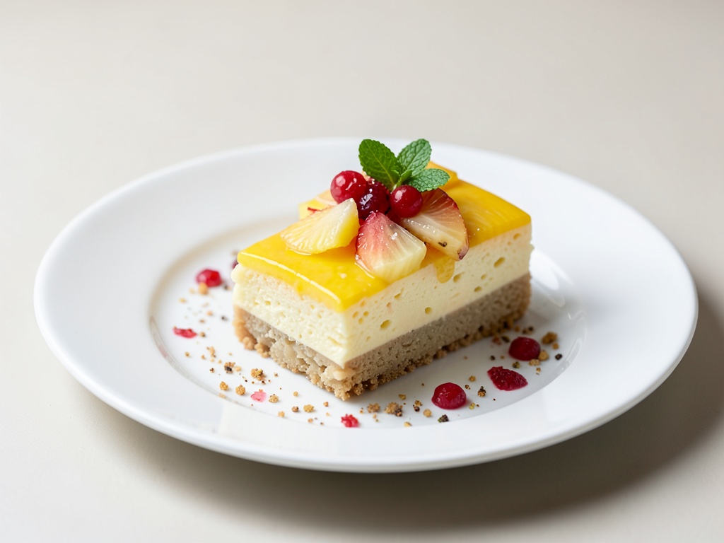 Torta di formaggio all'ananas