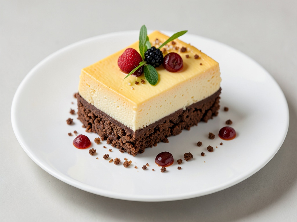 Klassischer Käsekuchen mit Schoko-Crunch
