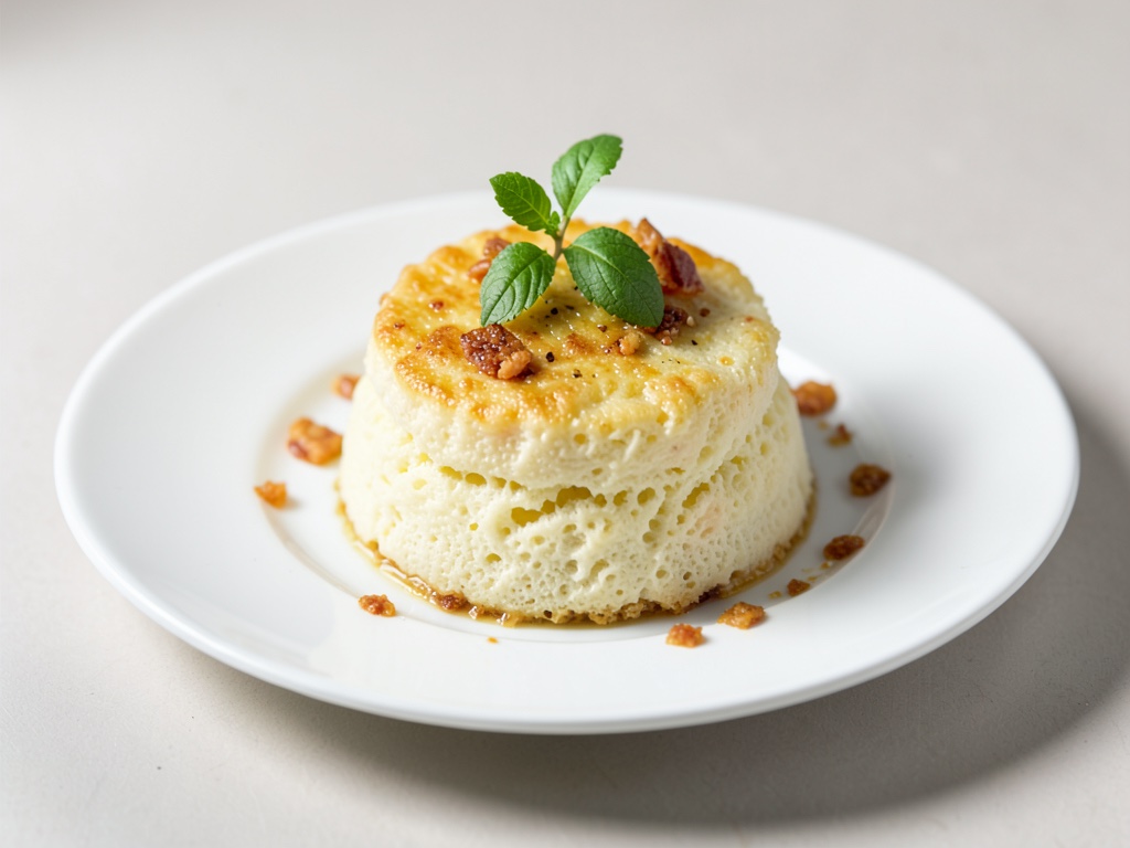 Esponjoso soufflé de queso