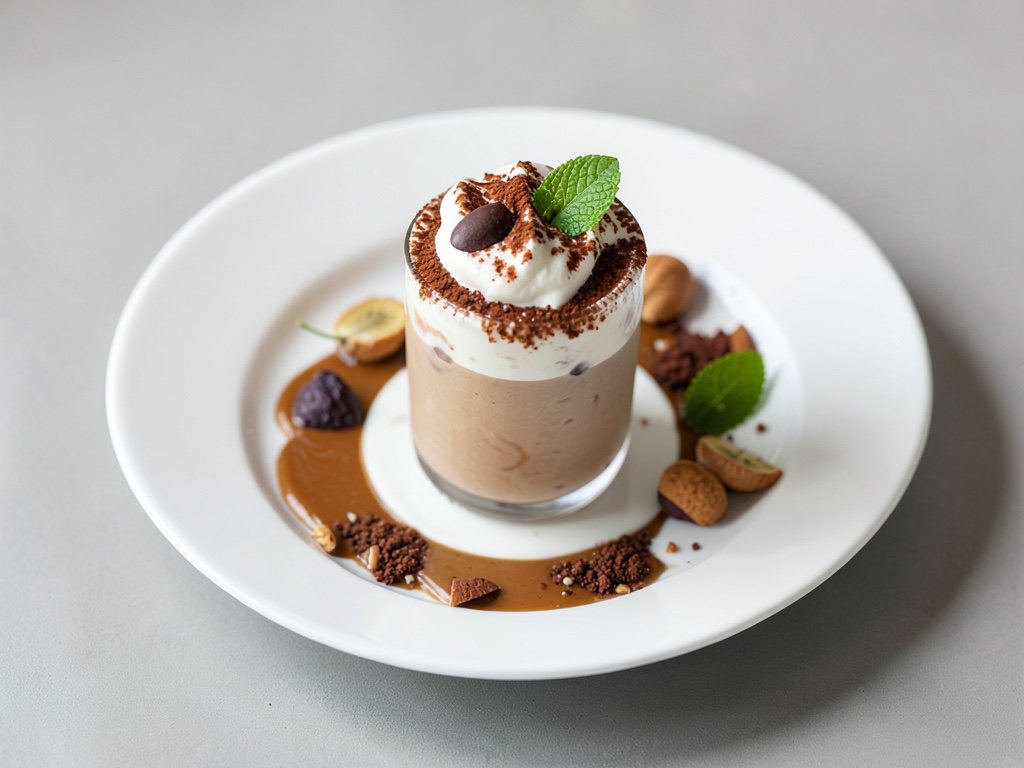 Eiskalter Kaffee-Milchshake
