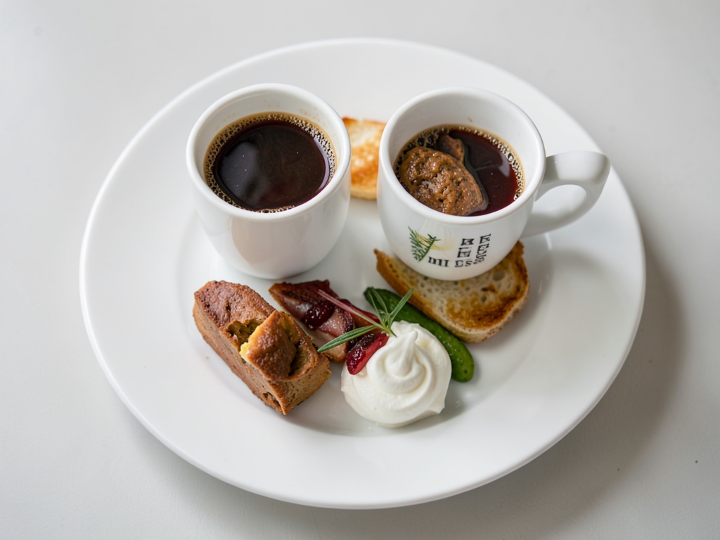 Klassischer Kaffee mit Schuss