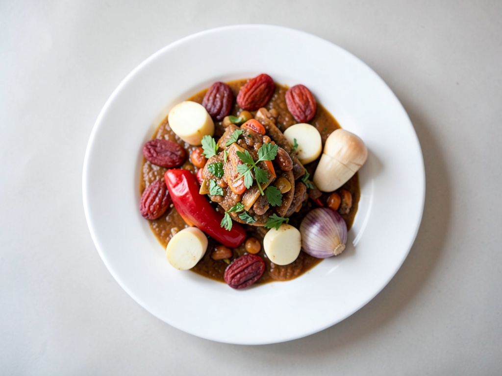 Gulasco tenero di vitello con verdure orientali