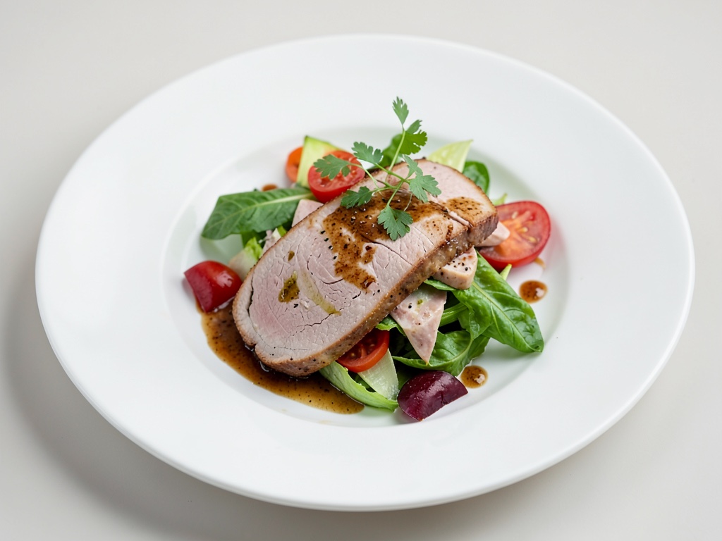 Kalbfleischsalat mit Terrine