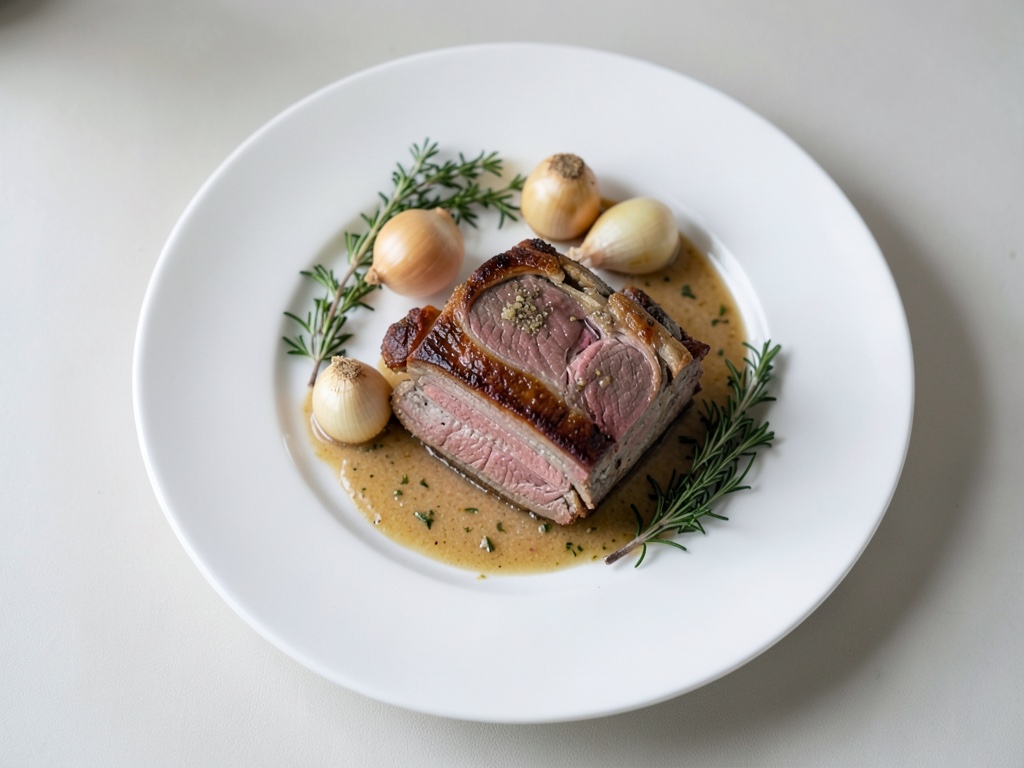 Braciola di vitello tenera con verdure