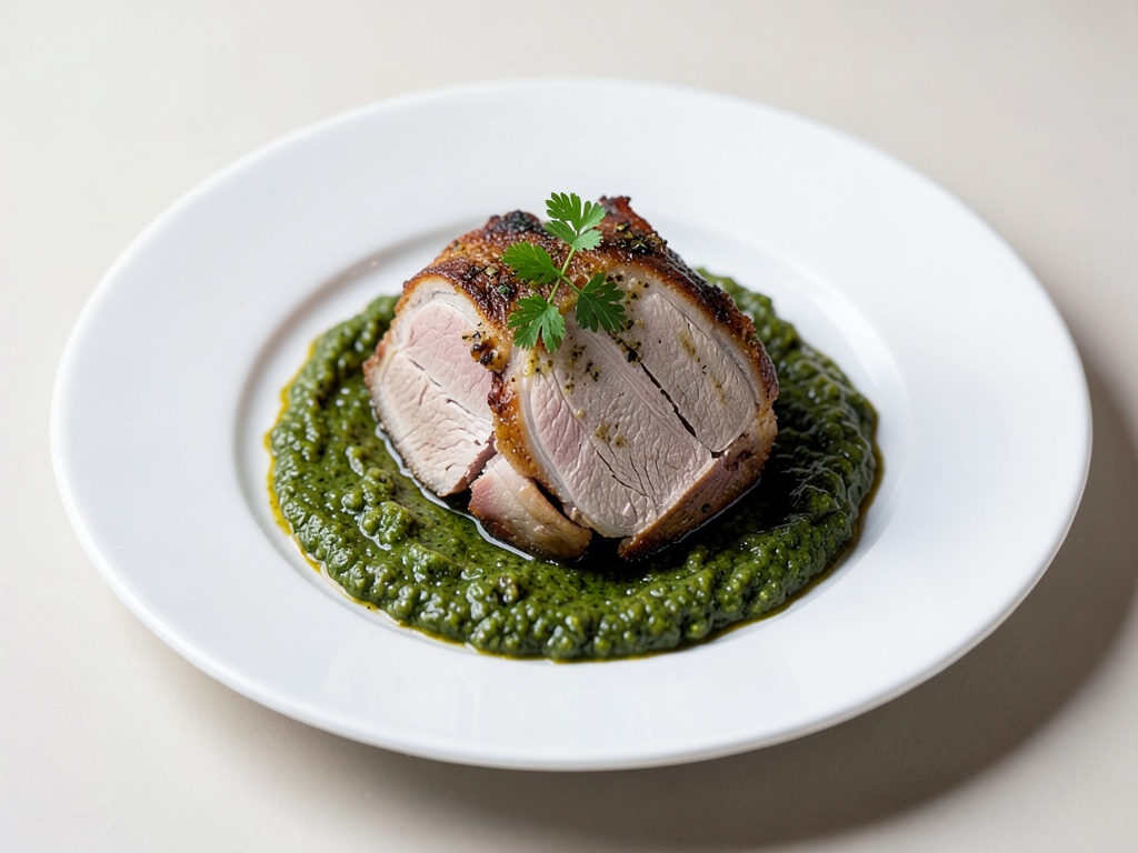Braciola di vitello aromatica al pesto alle erbe