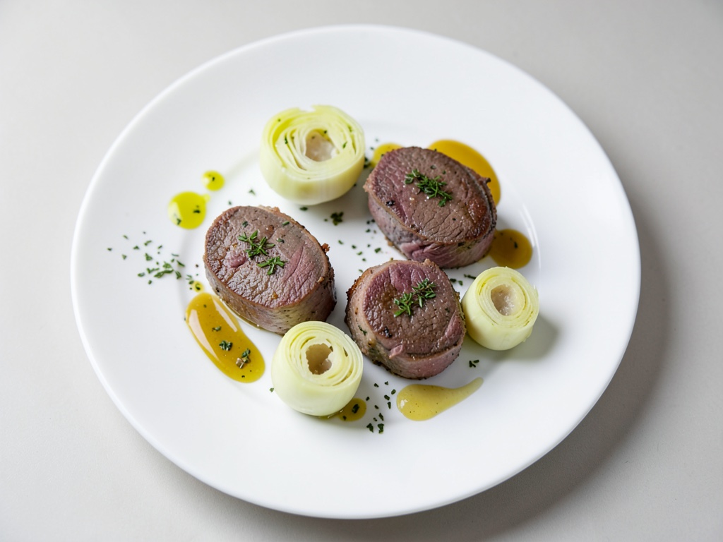 Filetto di vitello con carciofi